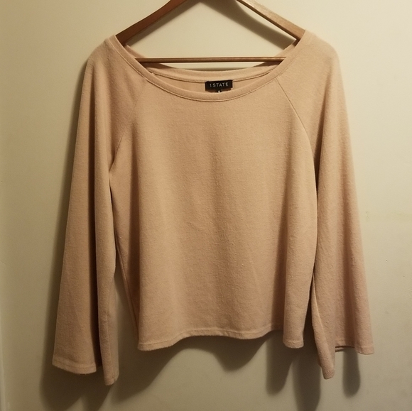 1. State Sweaters - 1.State Bell Sleeve Scoop Neck Sweater